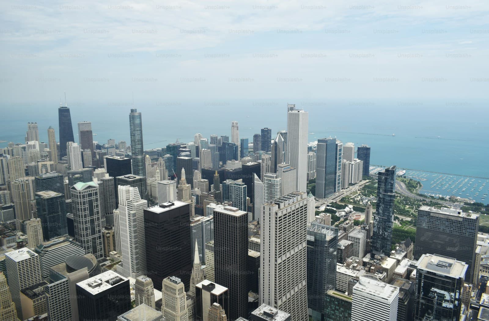 Michigan cityscape and street view