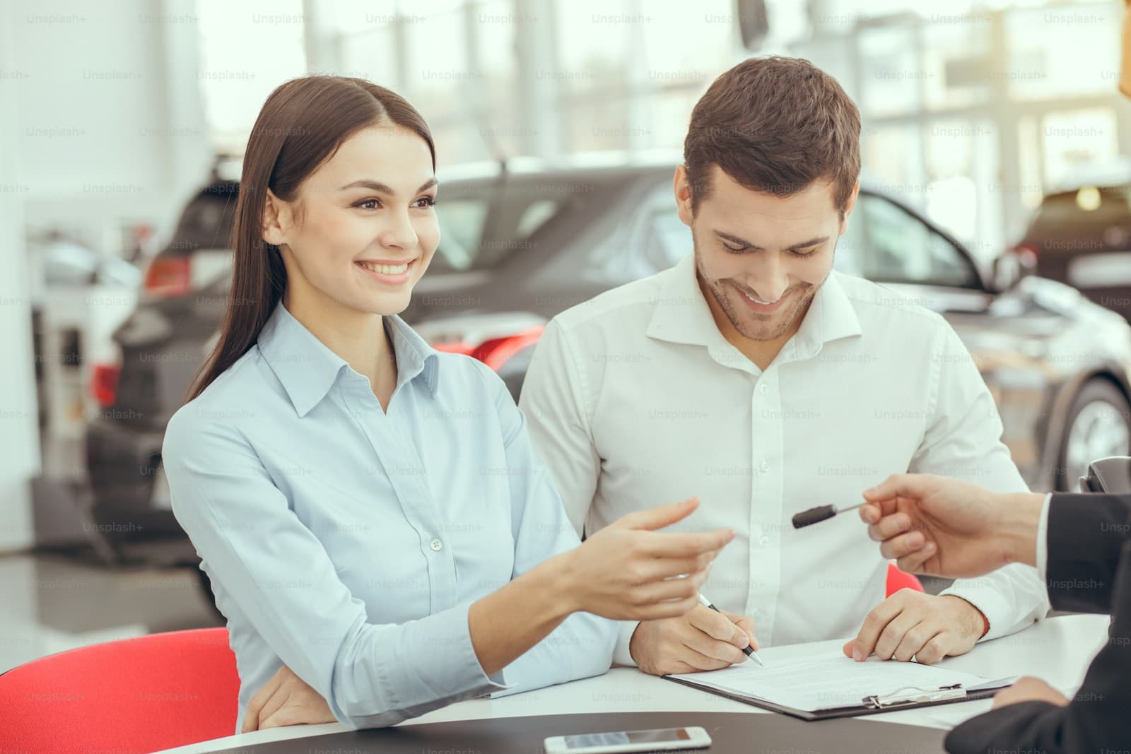 New Car Purchase — insurance-related stock photo